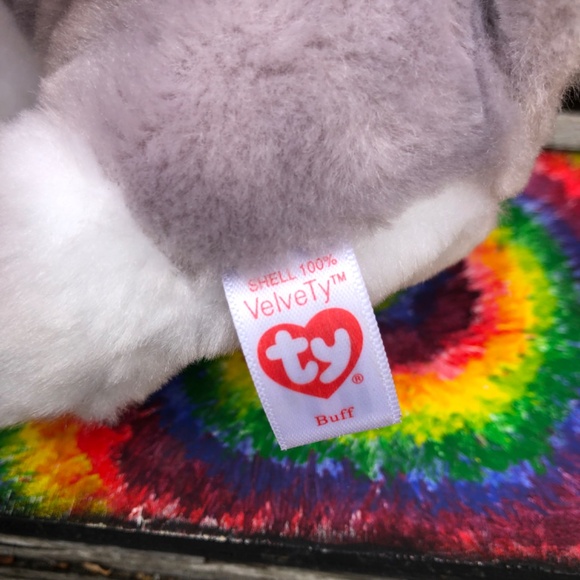 TY Beanie Babies Buff Husky Dog plushie stuffed animal Toy plush - Picture 7 of 9